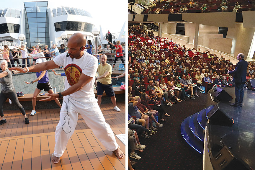 2023 Cruise Presenters: Marcus Gary & Team Qigong & Yoga and Michael Greger, MD Founder, NutritionFacts.org