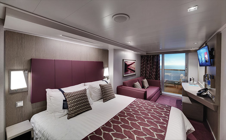 Deluxe Balcony Aurea - Cruise Cabin Room