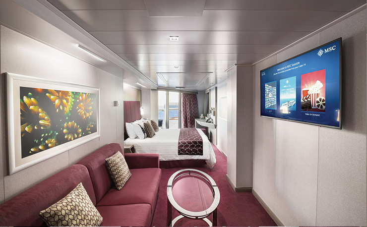 Junior Aurea Suite - Cruise Cabin Room