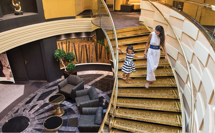 Cruise Ship MSC Seascape - Stairs