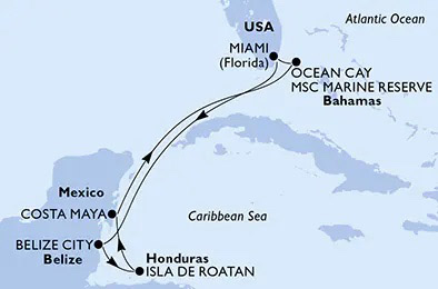 2023 Cruise Map