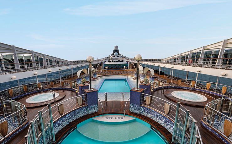 MSC Poesia Cruise Ship - deck