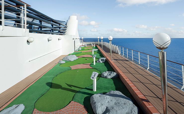 MSC Poesia Cruise Ship - Mini Golf
